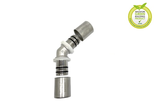 PEX Press-Fit 45 Degree Elbow (Type F5)
